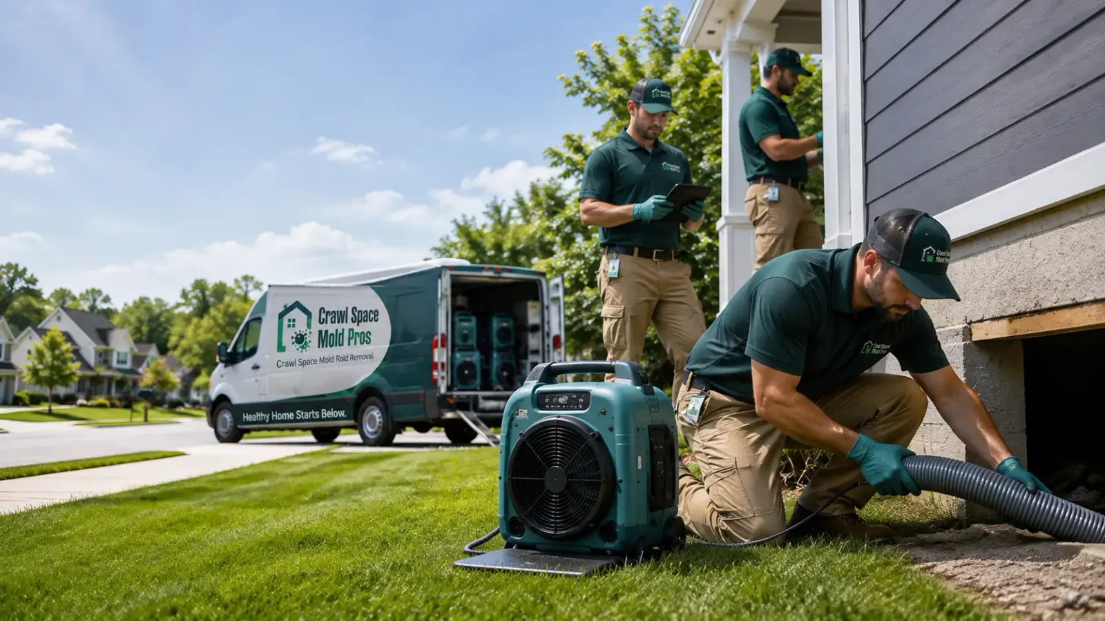 Crawl Space Mold Removal in Modena, UT